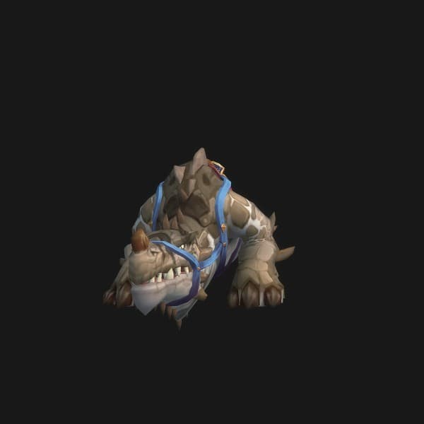 Steinbalgpacktier des Forschers