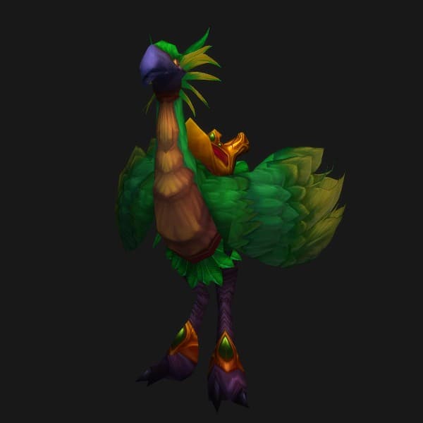 Flüchtiger Smaragdfalkenschreiter