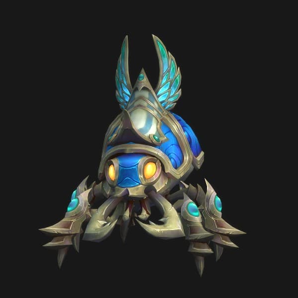 Juwelenbesetzter Saphirskarabäus