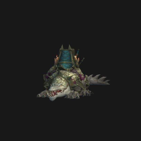 Verwitterter Krokilisk des Plünderfürsten