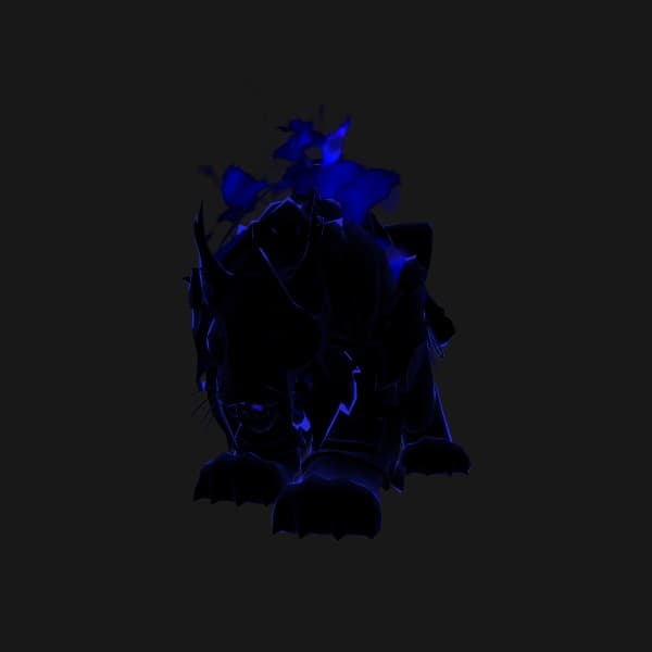 Leerenvernarbter Luchs