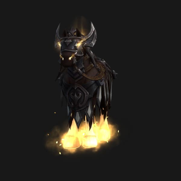 Geheiligtes Streitross des kopflosen Reiters