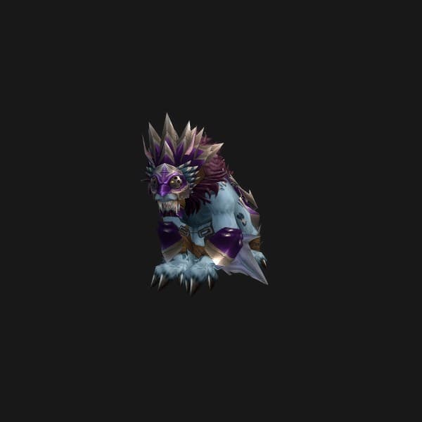Gepanzerter blauer Windreiter
