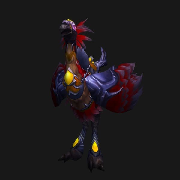 Schneller roter Falkenschreiter