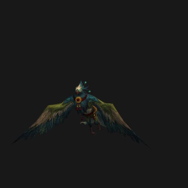 Smaragdgrüner Pandarenphönix