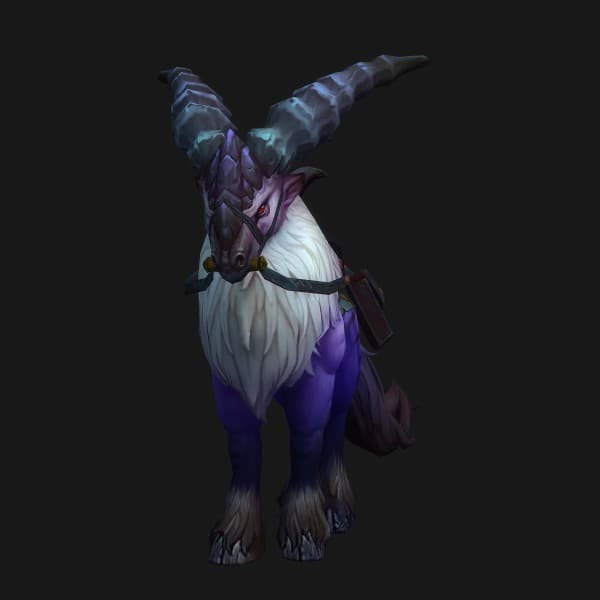 Zugerittenes Silberfell