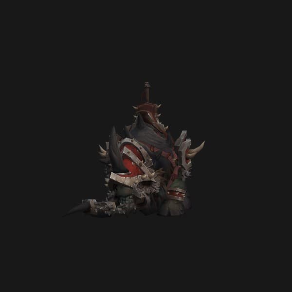 Boshafter Kriegsgrollhuf