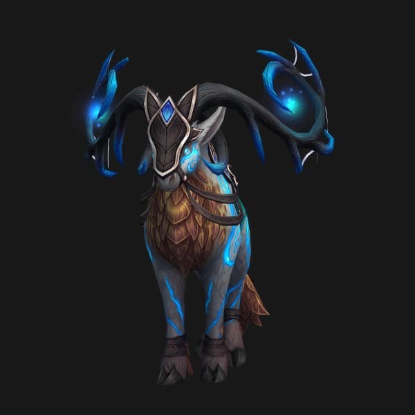 Verzauberter Winterbornrunenhirsch