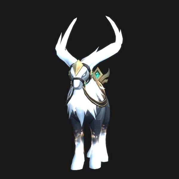 Blasser majestätischer Cervid