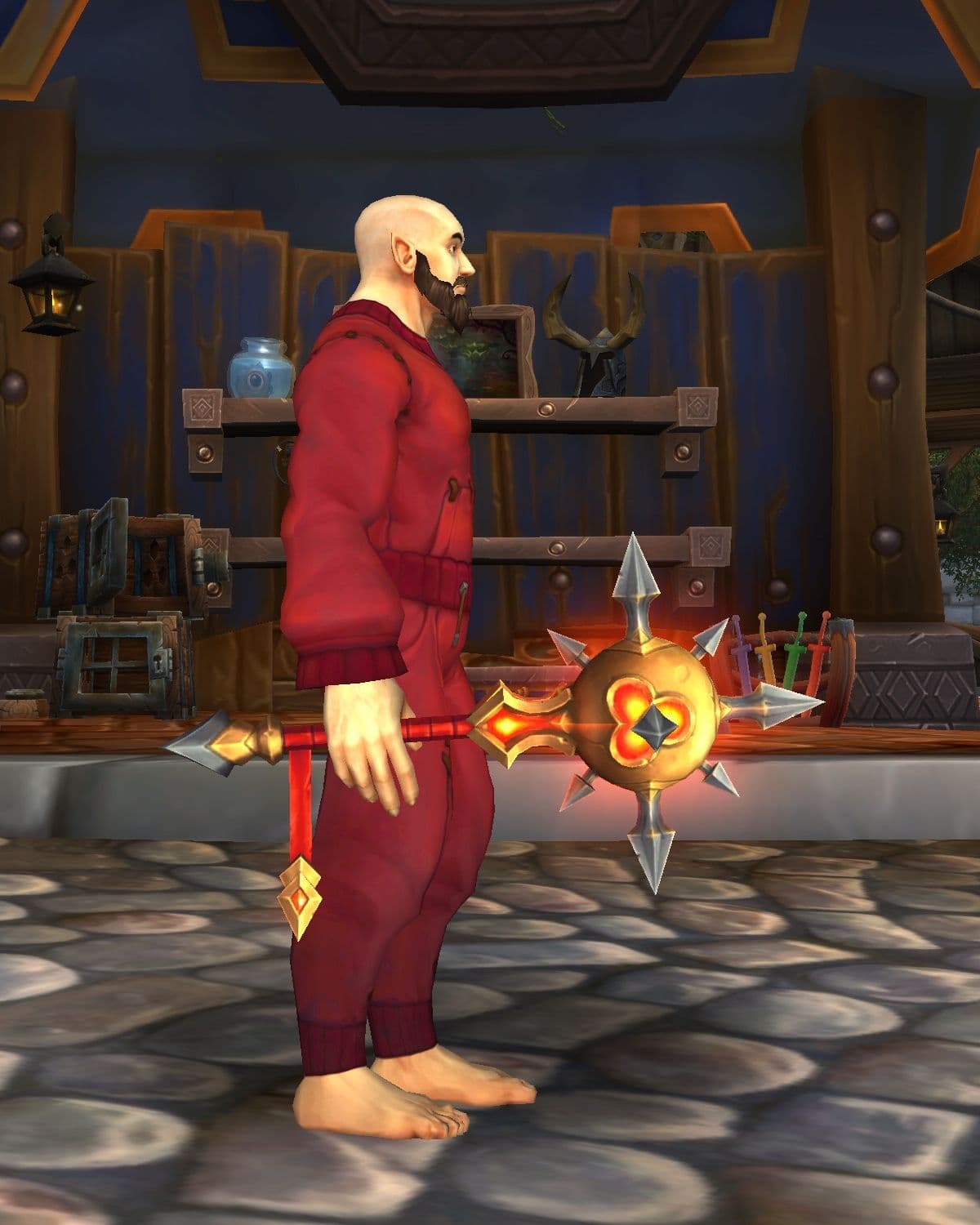 Rubinstreitkolben des Kreuzfahrers (Einhandstreitkolben)