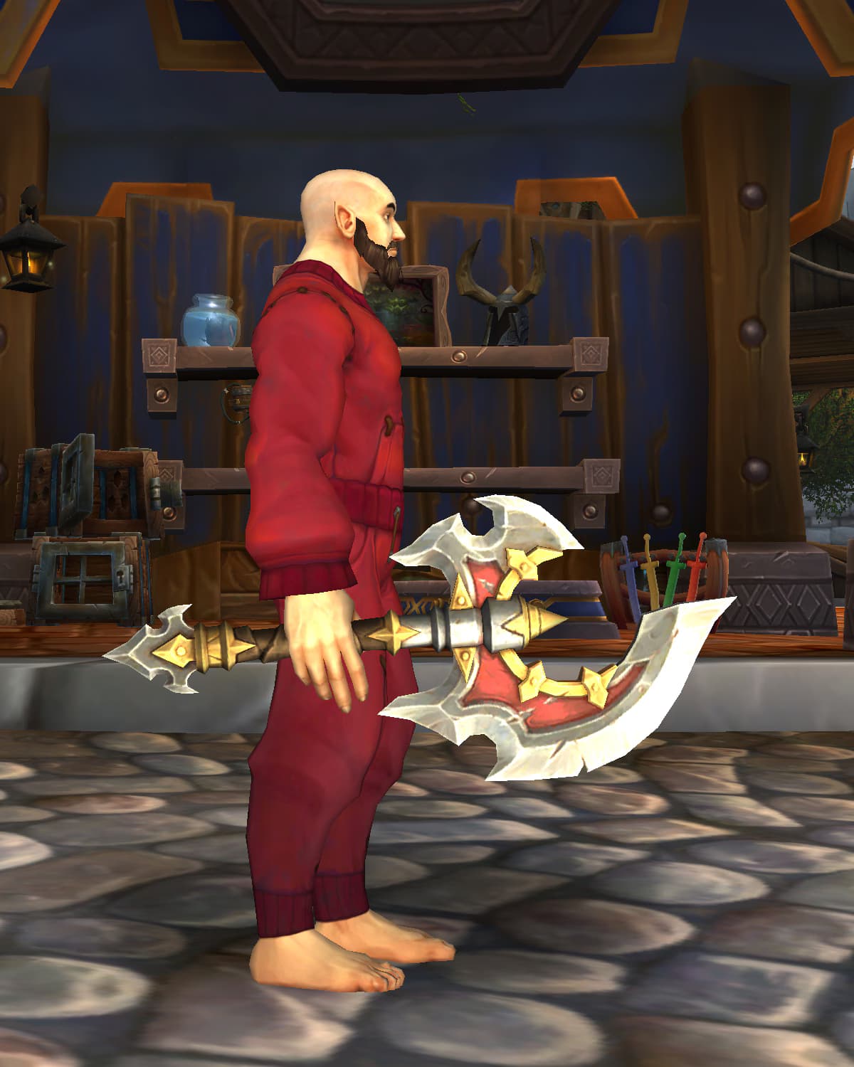 Axt der blutroten Sichel
(Einhandaxt)