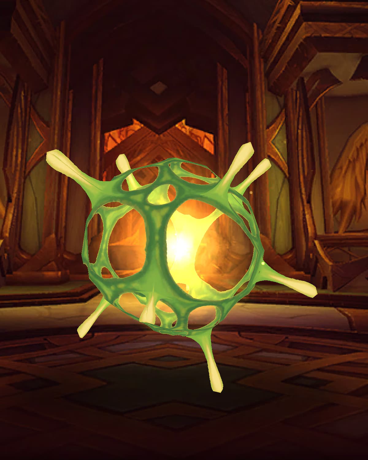 Smaragdgrüner Sporenbiss (Haustier)