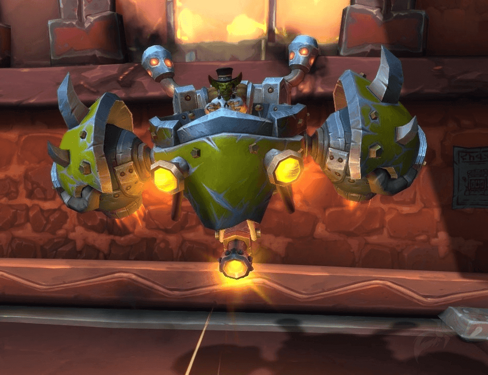 Geborgene Flugmaschine des Goblingeldsacks farmen